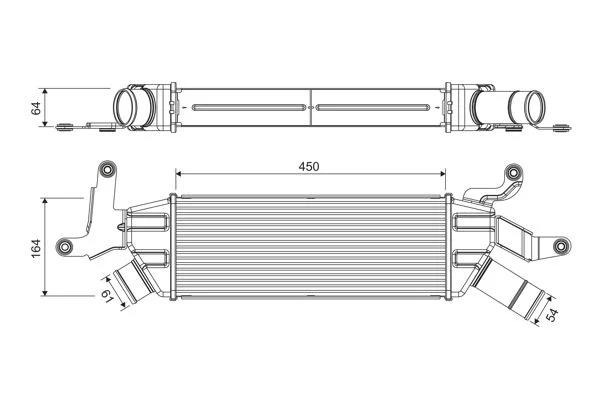 Intercooler VALEO 818370