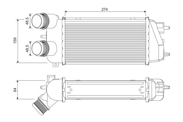 Intercooler VALEO 818371