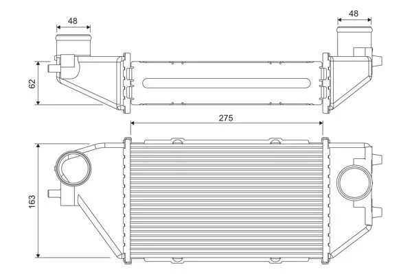 Intercooler VALEO 818381