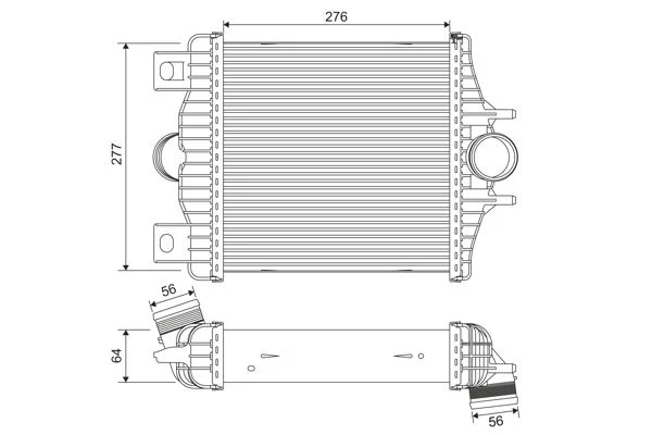 Intercooler VALEO 818384
