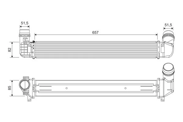 Intercooler VALEO 818389