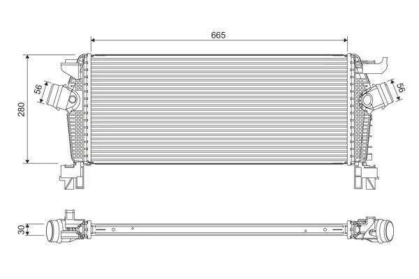 Intercooler VALEO 818396