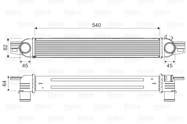 Intercooler VALEO 818545