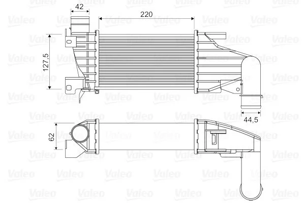 Intercooler VALEO 818555