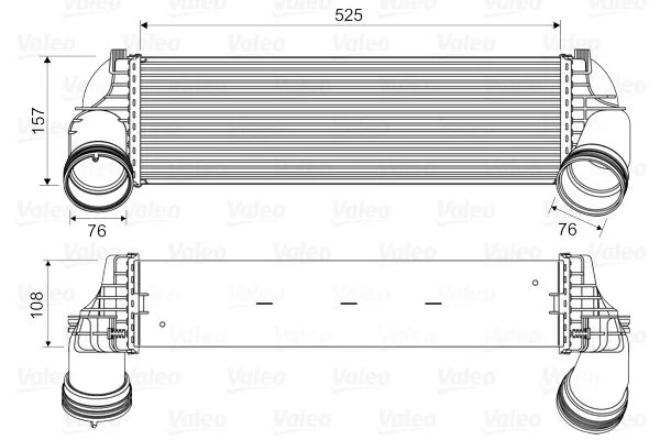 Intercooler VALEO 818562