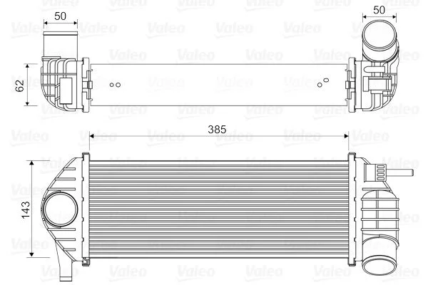 Intercooler VALEO 818584