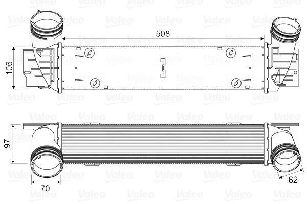 Intercooler VALEO 818594