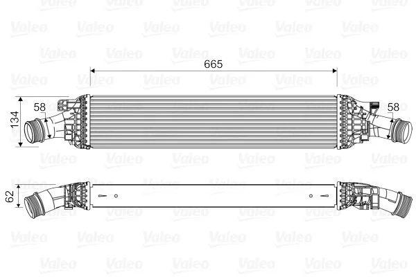 Intercooler VALEO 818601