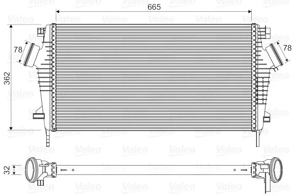 Intercooler VALEO 818603