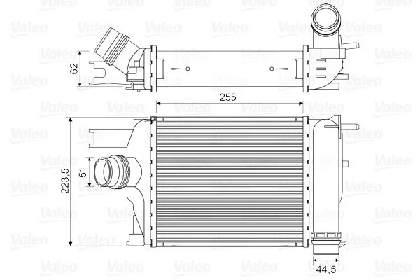 Intercooler VALEO 818609