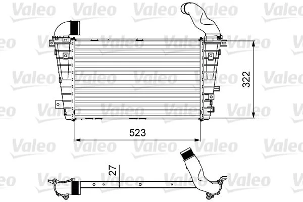 Intercooler VALEO 818615
