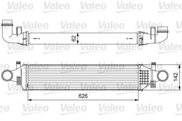 Intercooler VALEO 818623