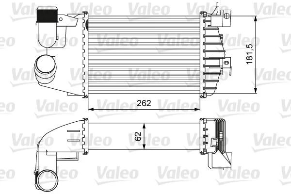 Intercooler VALEO 818627