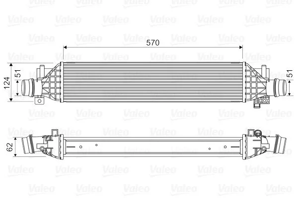 Intercooler VALEO 818629