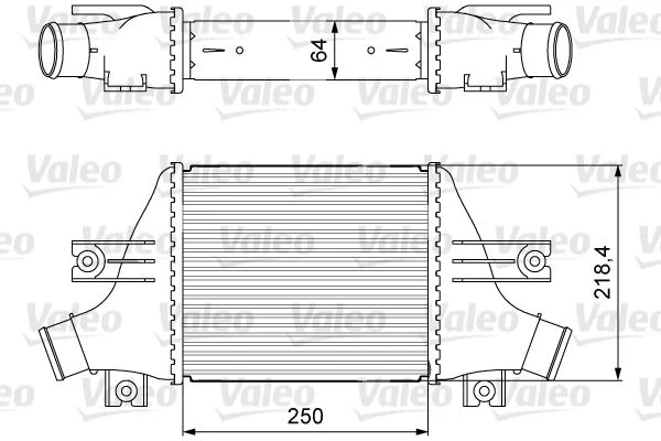 Intercooler VALEO 818638