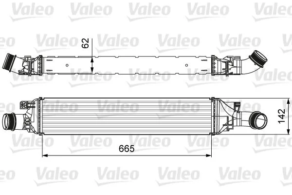 Charge Air Cooler VALEO 818643