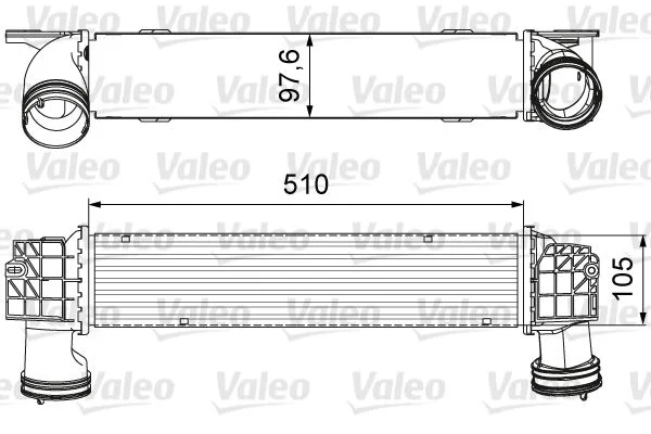 Intercooler VALEO 818664