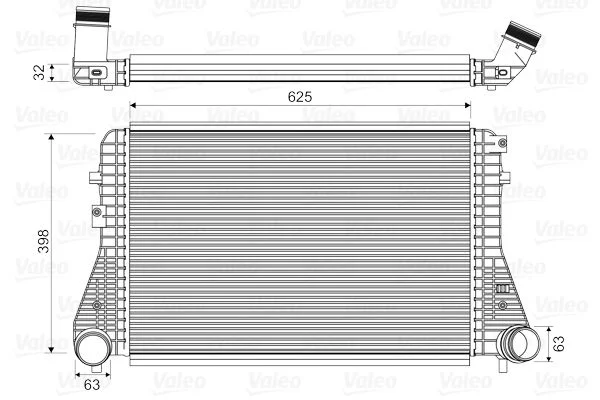 Intercooler VALEO 818674