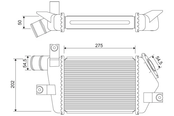 Intercooler VALEO 818693