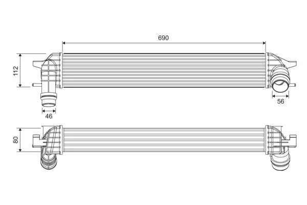 Intercooler VALEO 818696