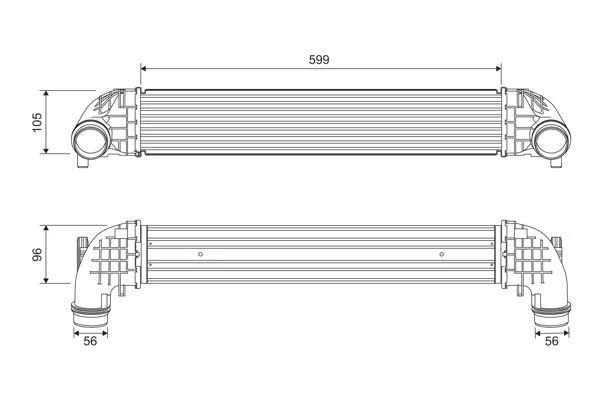 Intercooler VALEO 818698
