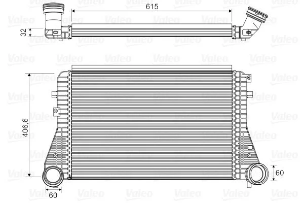Intercooler VALEO 818795