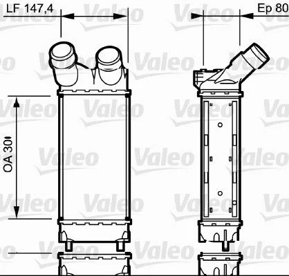 Intercooler VALEO 818866