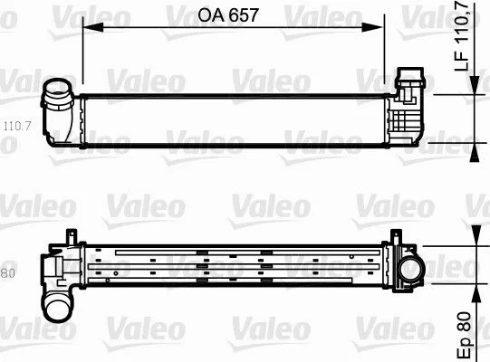 Intercooler VALEO 818870