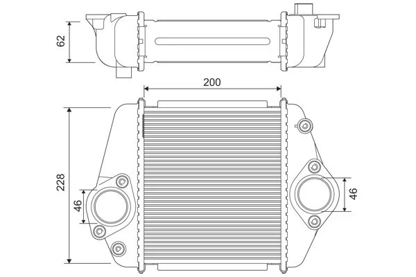 Intercooler VALEO 822901