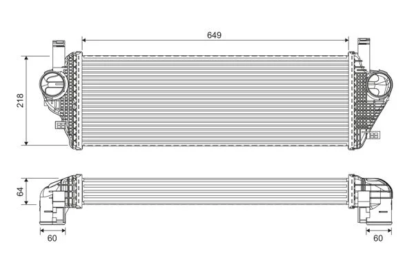 Intercooler VALEO 822903