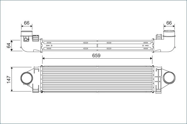 Intercooler VALEO 822926
