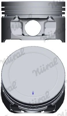 Pistão NÜRAL 87-139407-00