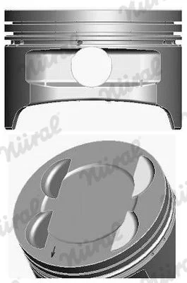 Pistão NÜRAL 87-141300-20