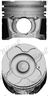 Pistão NÜRAL 87-424000-00