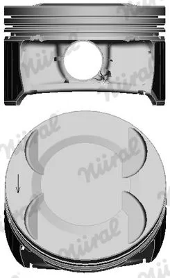Pistão NÜRAL 87-435300-00