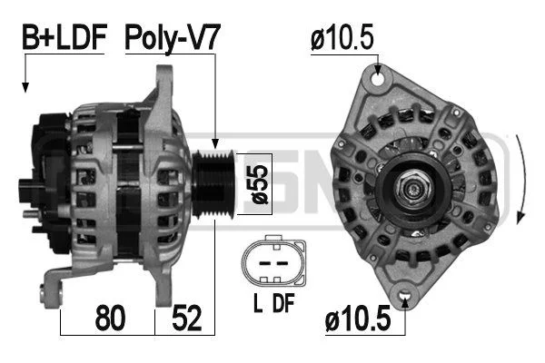 Alternador ERA 209057A