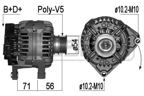 Alternador ERA 209096A