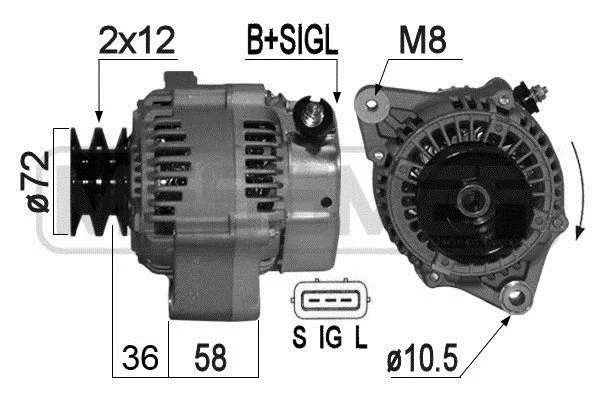 Alternador ERA 209250A