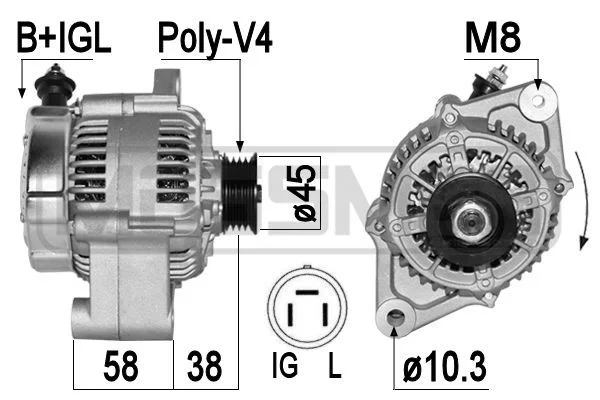 Alternador ERA 209342A