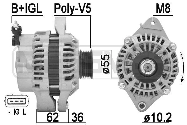 Alternador ERA 209353A