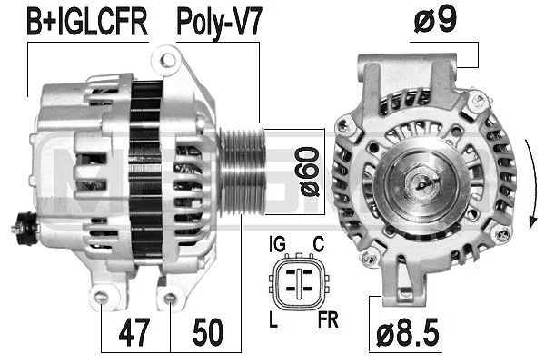 Alternador ERA 209356A