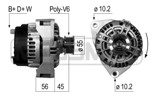 Alternador ERA 210052A