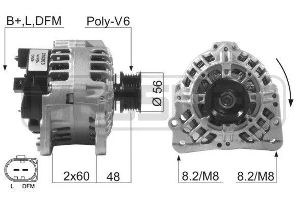 Alternador ERA 210203A