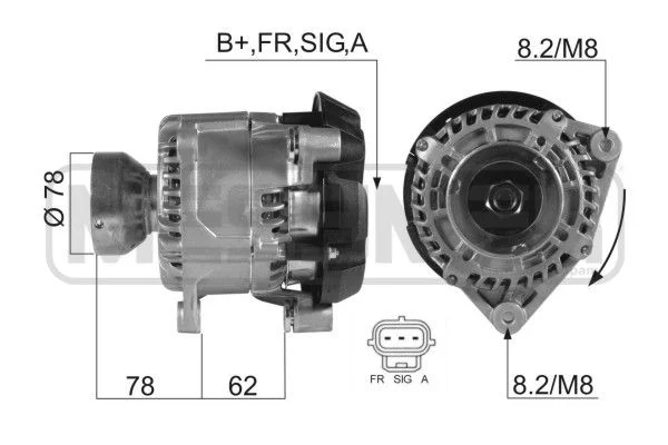 Alternador ERA 210366A