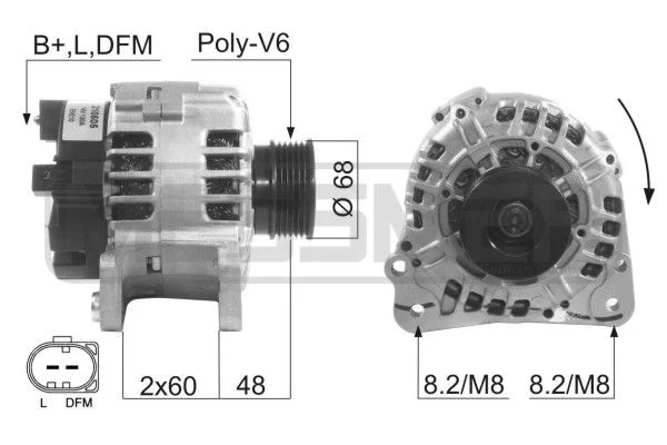 Alternador ERA 210605A