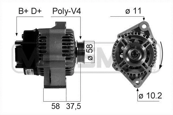 Alternador ERA 210667A