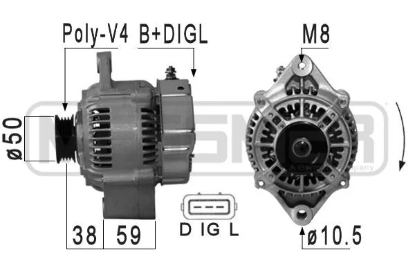 Alternador ERA 210888A