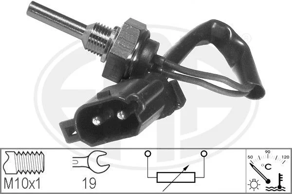 Sensor, coolant temperature ERA 330108