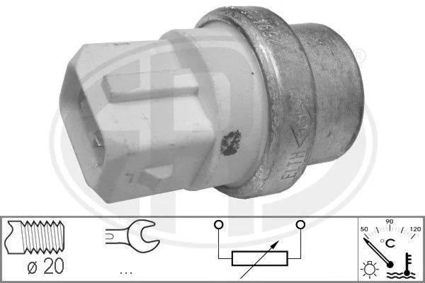 Sensor, coolant temperature ERA 330139