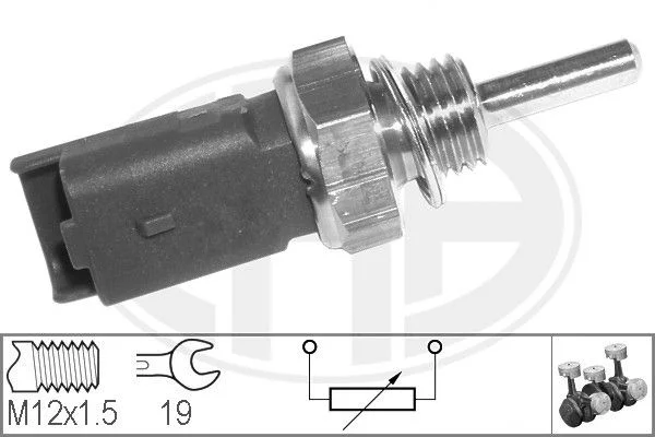 Sensor, coolant temperature ERA 330142